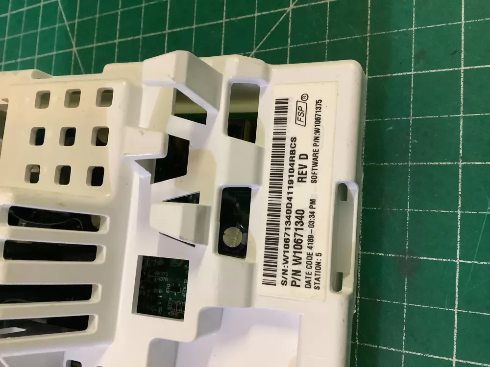 Whirlpool  KitchenAid  Roper  Estate W10671340 Washer Control Board