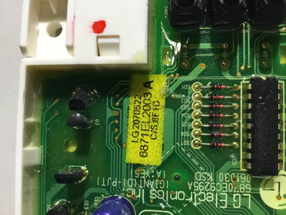 LG 6870EC9295A 6871EL2003A Dryer Control Board AZ36373 | NRV245