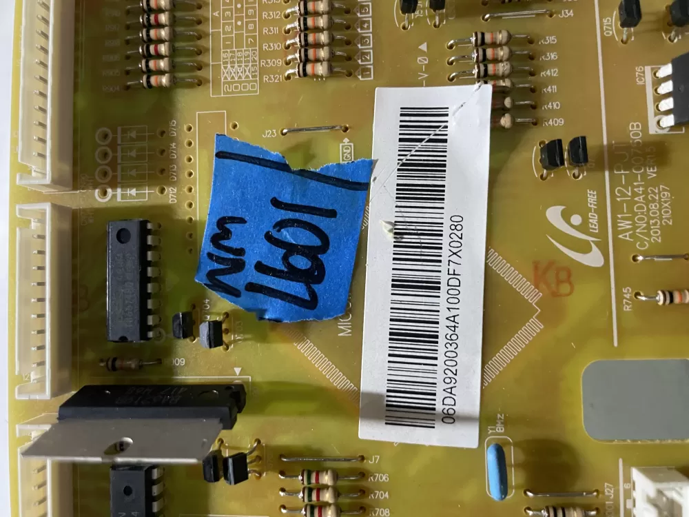 Samsung DA97-00364A DA92-00592B Refrigerator Control Board AZ191554 | Wm1601