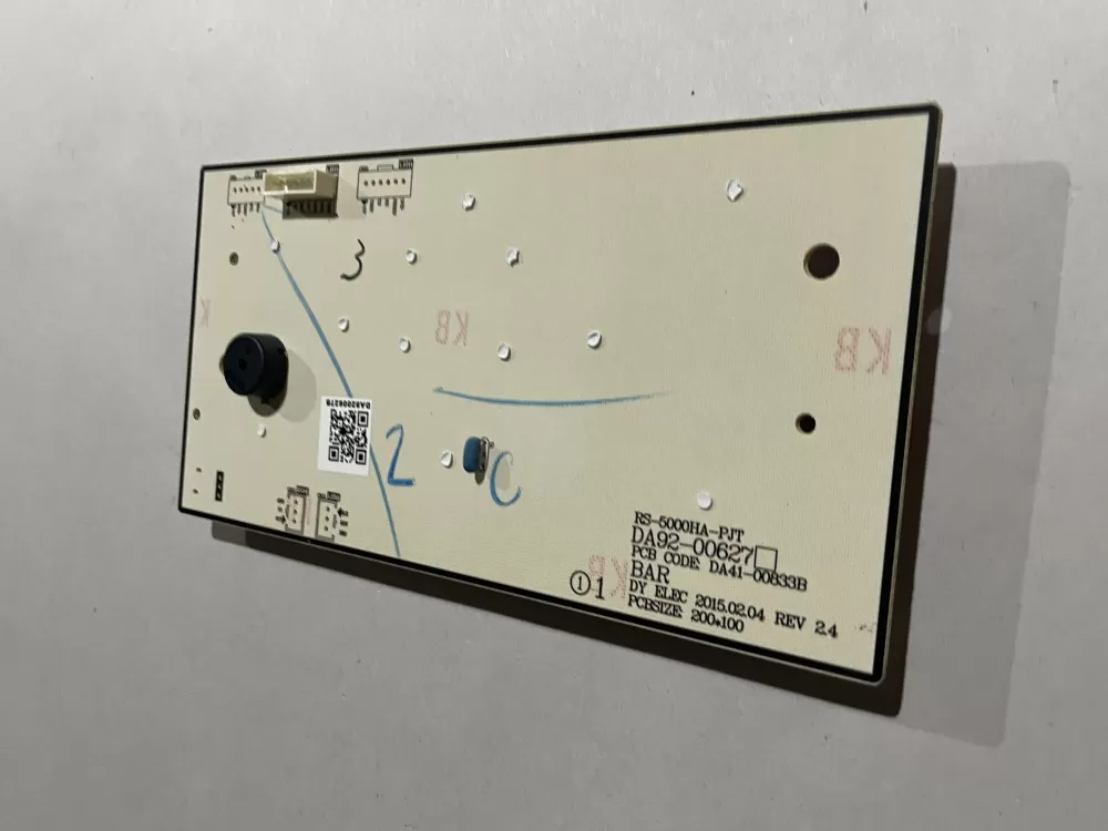 Samsung DA92 00627B Refrigerator Control Board Dispenser AZ227768 | Wm1895