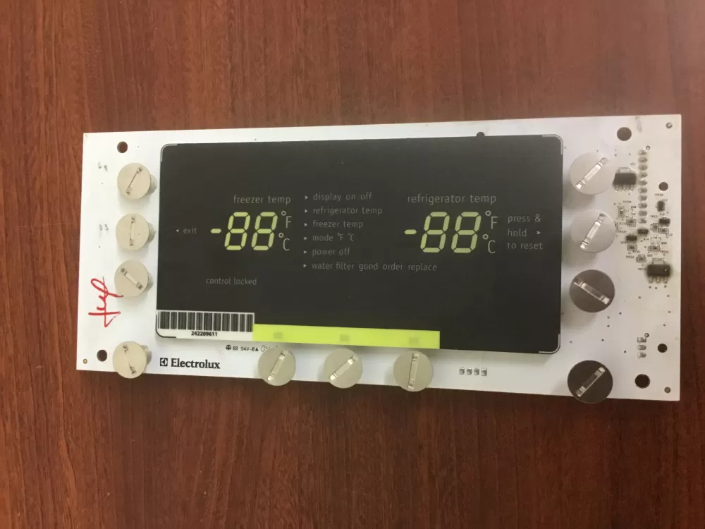 Frigidaire AP6285796 242209730 PS12364209 Refrigerator Control Board Display