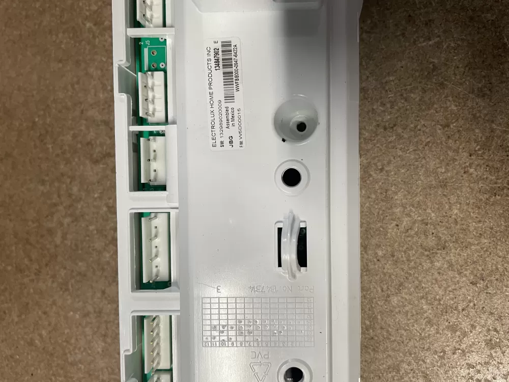 Frigidiare 134847902 Washer User Interface Control Board AZ24259 | KMV163