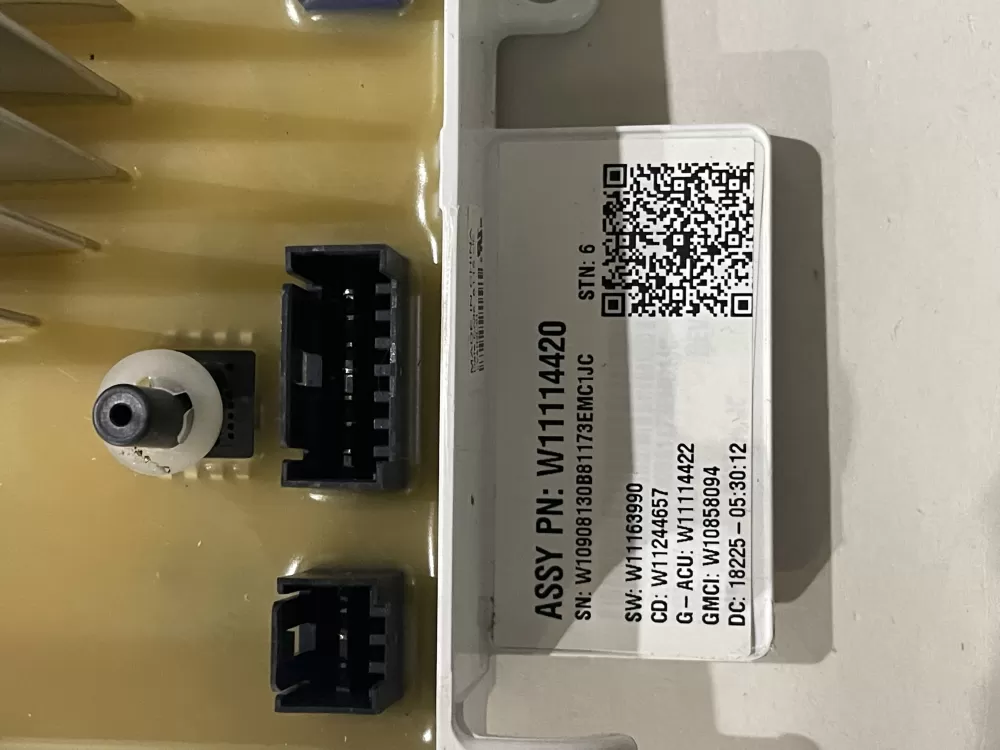 Whirlpool Maytag W11114420 W11266624 Washer Control Board AZ202918 | KM2657
