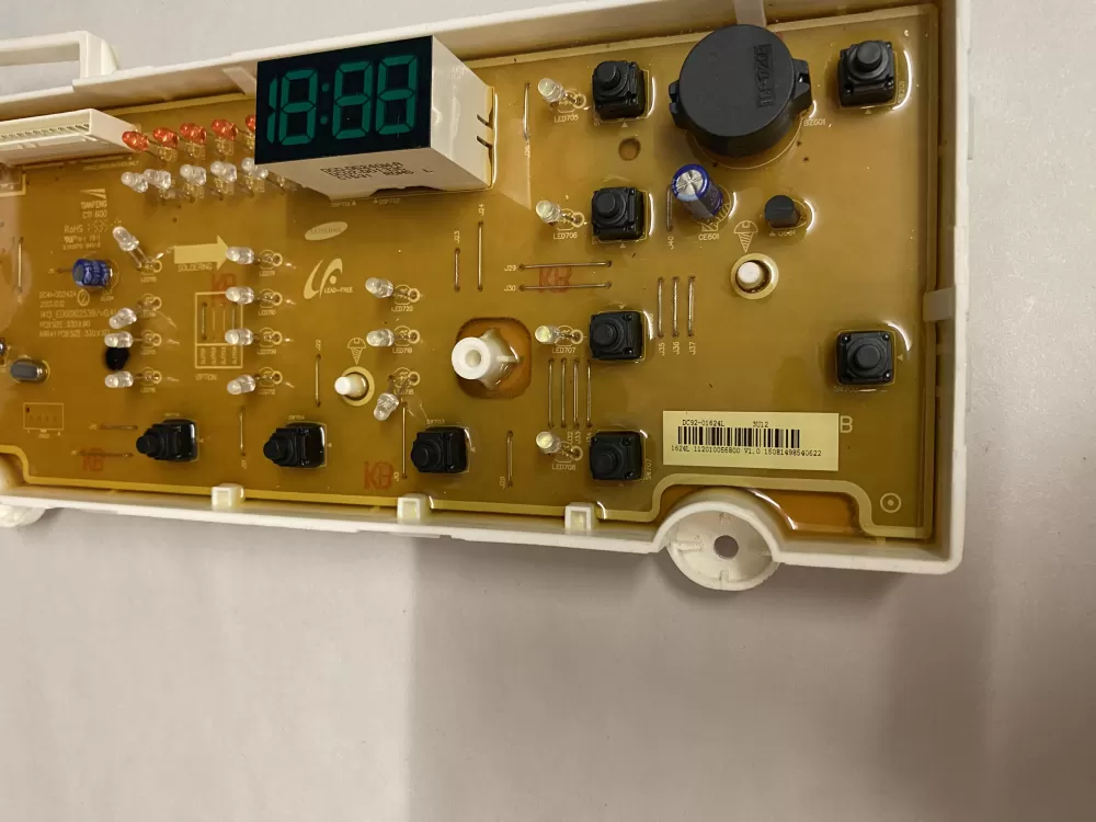 Samsung DC92-01624L Washer Control Board AZ207062 | BKV919