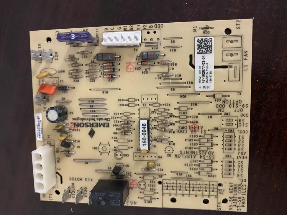 Rheem Air Handler Control Board 47-102077-02-04 156-9735 AZ32676 | BK1680