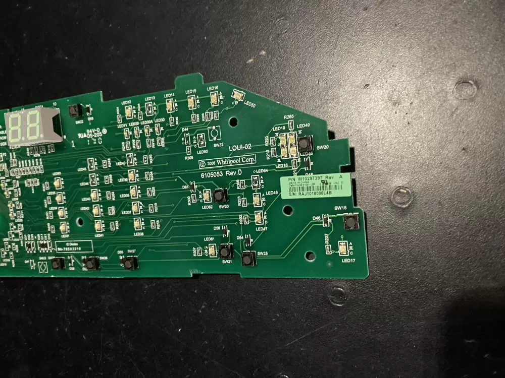 Whirlpool W10297397 WPW10297397 Washer Control Board AZ24863 | BK355