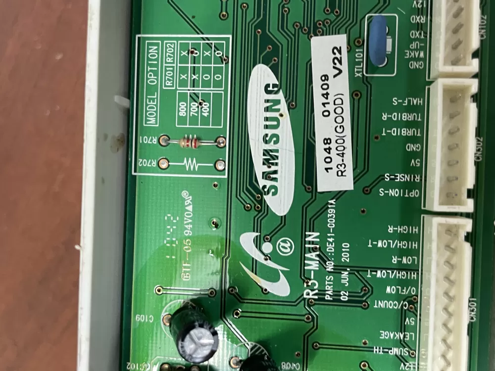 Samsung DE41-00391A Dishwasher Control Board