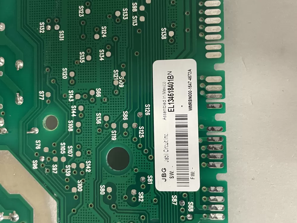 Frigidaire Washer Control Board Part # EL134618401B AZ220359 | Wm2022