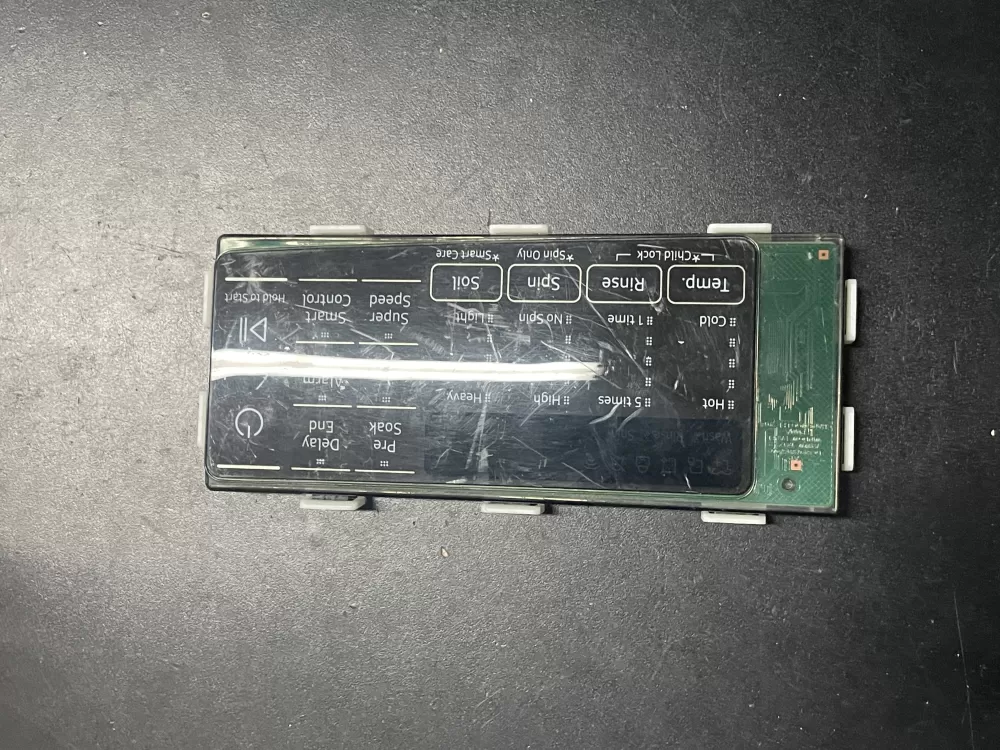 Samsung DC64-03815A Washer Control Board Display Panel