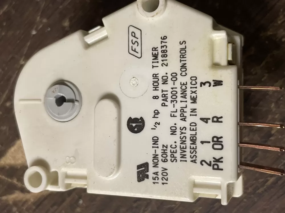 Whirlpool Kenmore W10822278 Refrigerator Defrost Timer AZ49237 | Wm1803