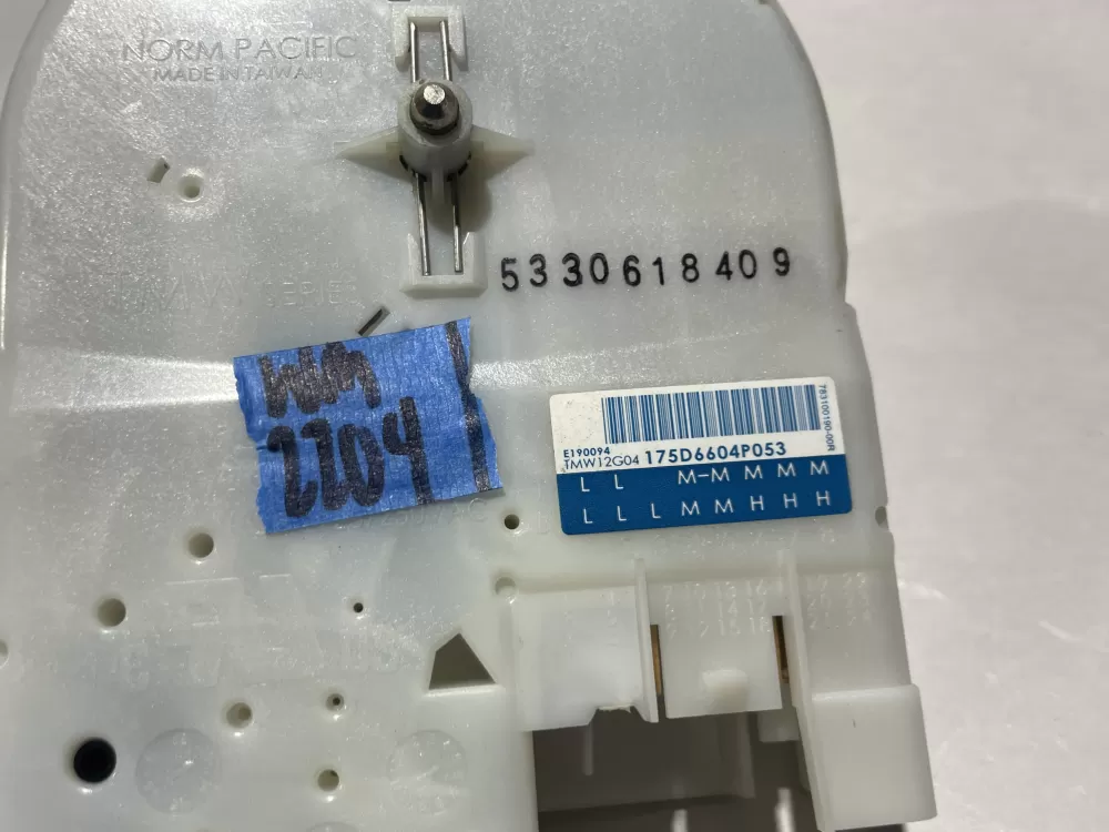 GE WH12X10527 175D6604P053 Washer Timer AZ119451 | Wm2204
