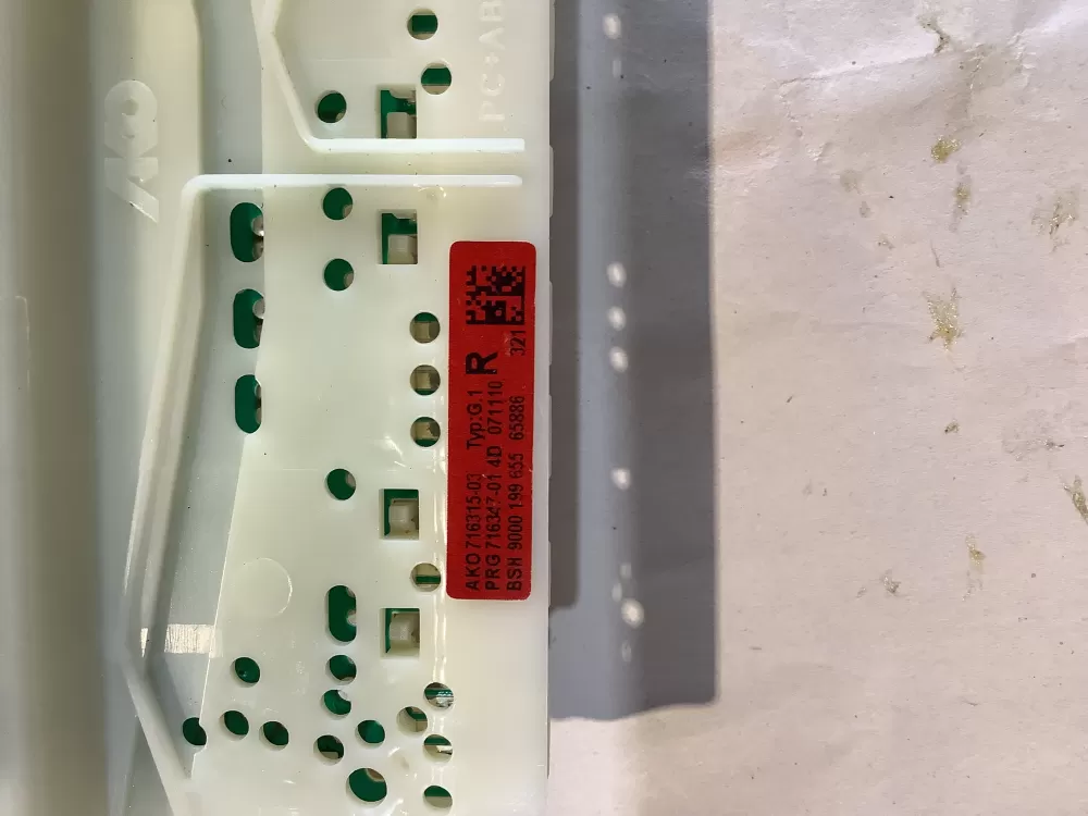 Bosch Dishwasher Control Board 716315-03 AZ147085 | BG2474