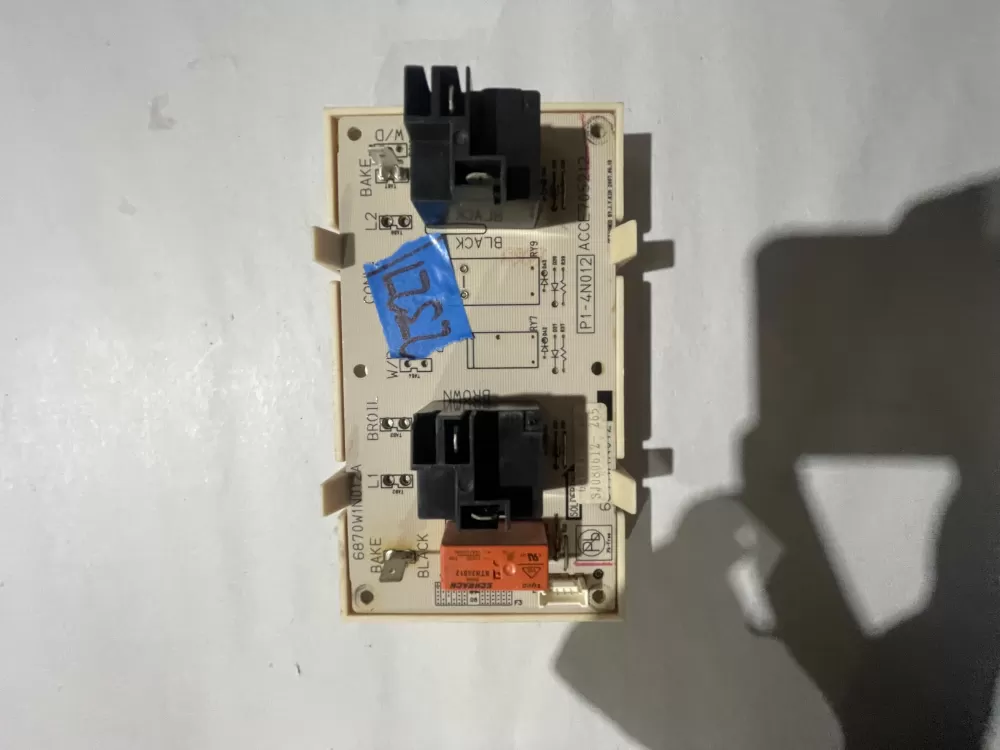 LG 6870W1N012A Range Oven Relay Control Board AZ190966 | KM2327
