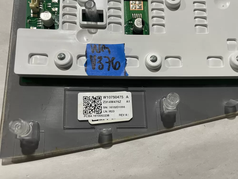 Whirlpool AP6024018 W10433082 W10750475 Washer Control Panel AZ199281 | Wmv376