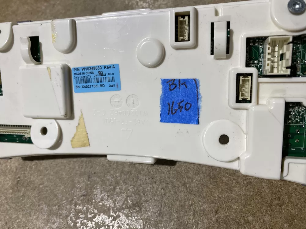 Whirlpool W10444952 W10348030 Dryer Control Board AZ74098 | BK1650