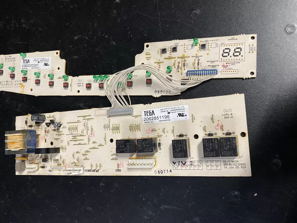 GE 165D7802P003 Dishwasher Control Board