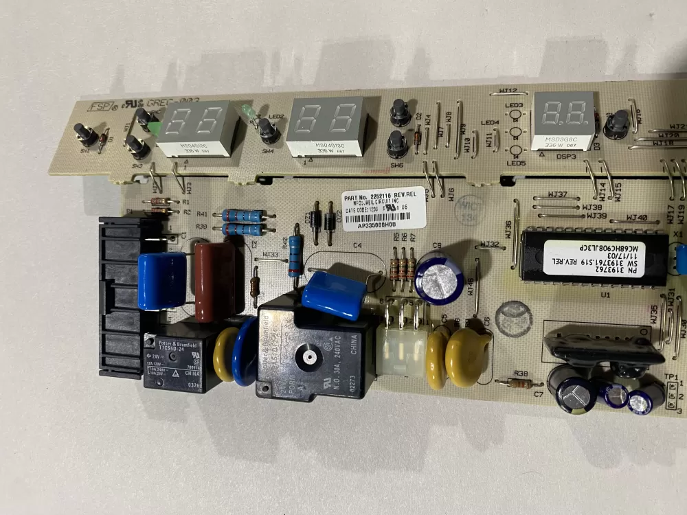 Whirlpool Kenmore 2220514 Refrigerator Control Board AZ142184 | BK2391