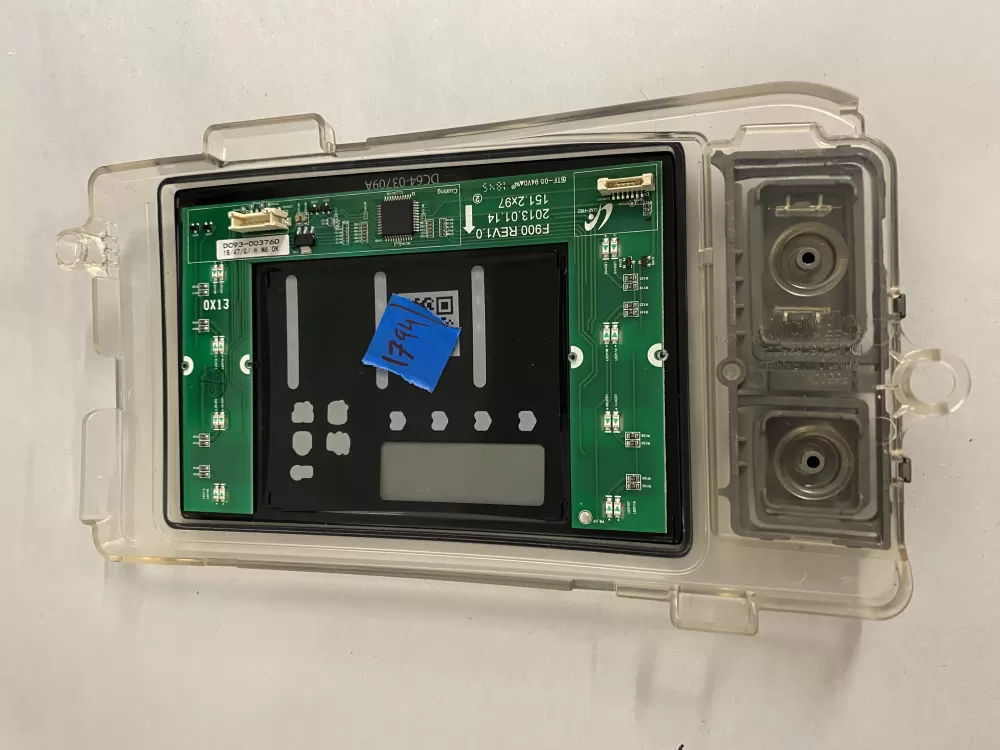 Samsung DC92-01607J DC94-06643A Dryer UI Control Board AZ203365 | BK1794