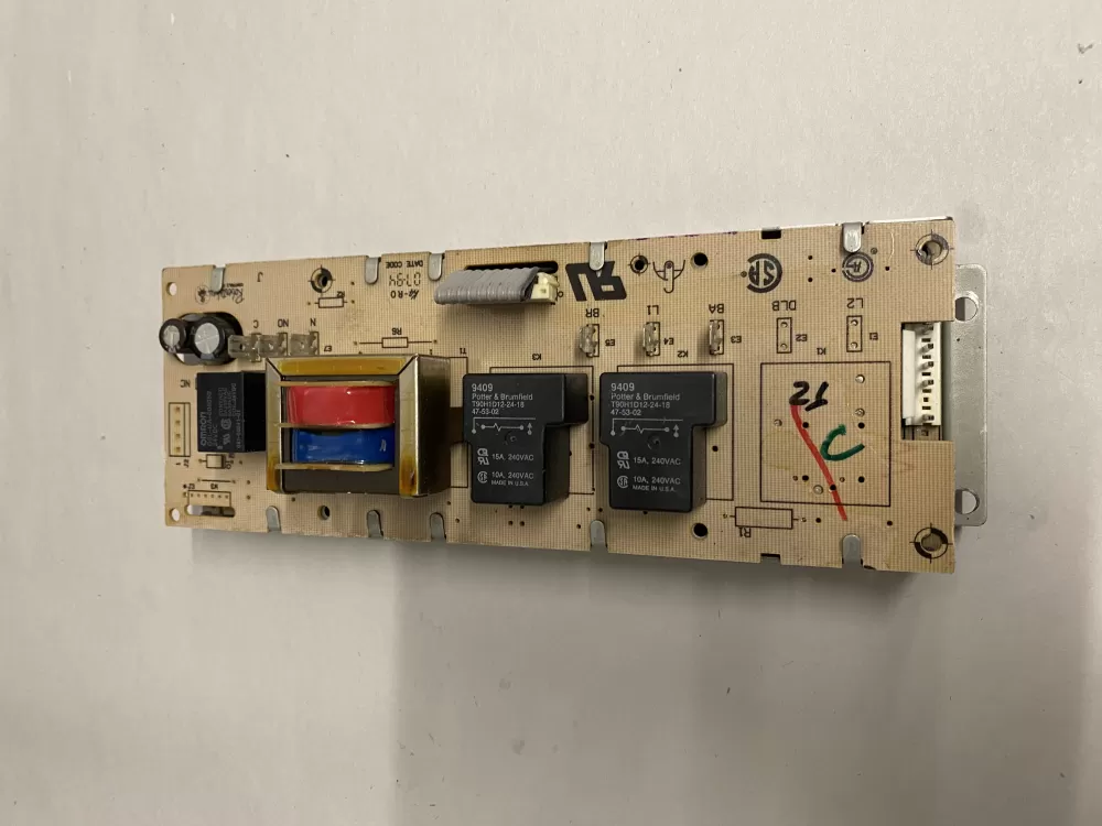 GE Oven Range Control Board WB27K5107 ERC-14500-RP 100-375-12 AZ211666 | BK1745