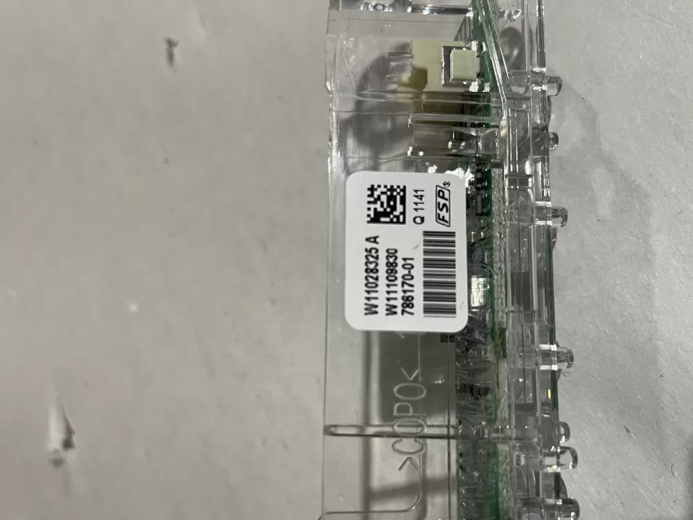 Whirlpool W11028325 Dishwasher User Interface Board AZ188886 | Wm1563
