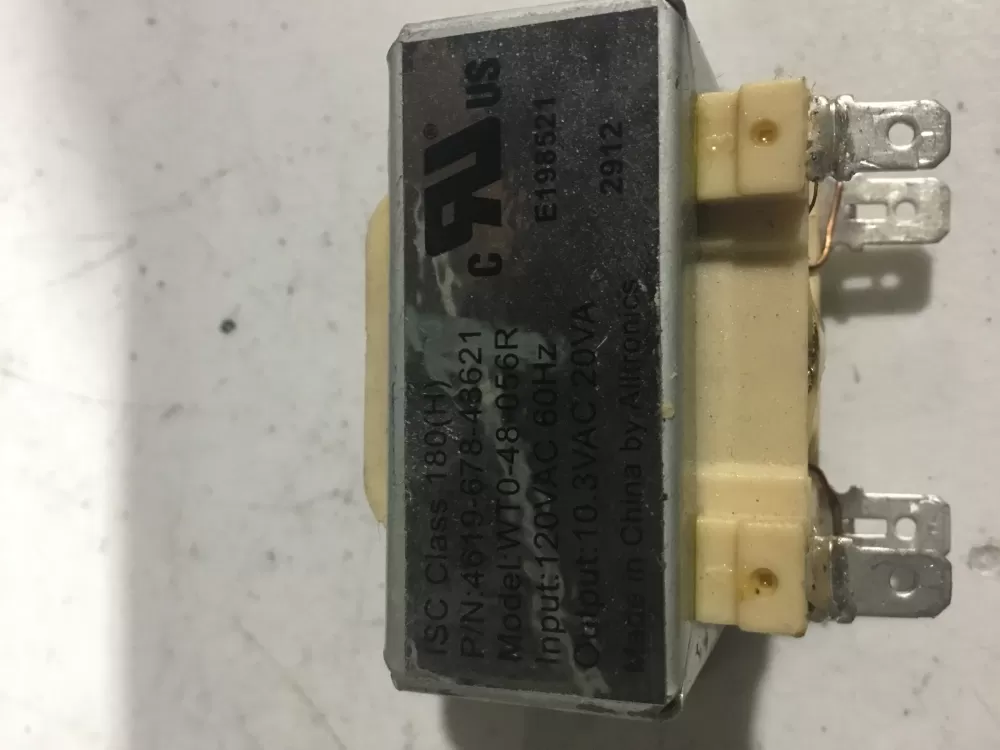 KitchenAid 4619 678 48621 Oven Transformer AZ87472 | Sl100