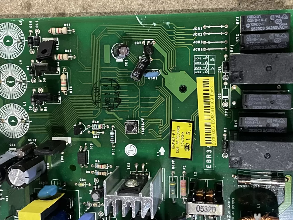 LG Kenmore EBR34917109 Refrigerator Control Board AZ24696 | KM349