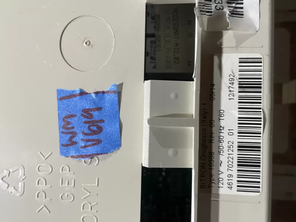 Whirlpool Maytag 70221252 858070997000 310516206 4619-702-21252 461970221252 4619 702 21252 Washer Control Board Part#