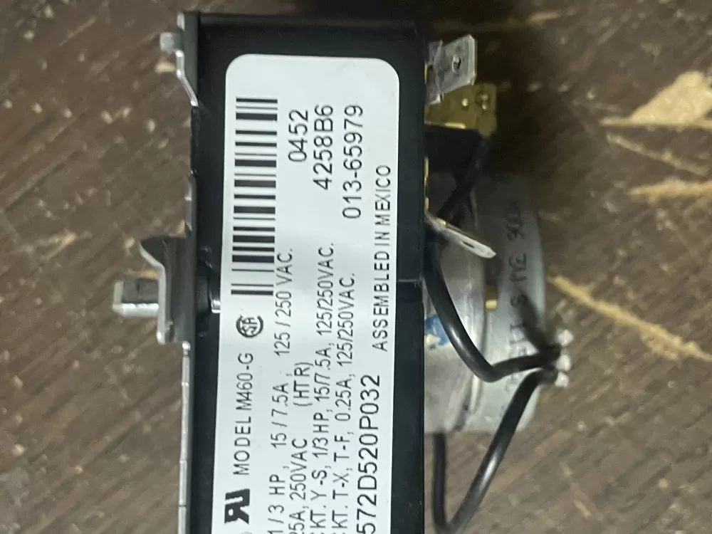GE 572D520P032 We4m323 Dryer Timer AZ47611 | Wm562