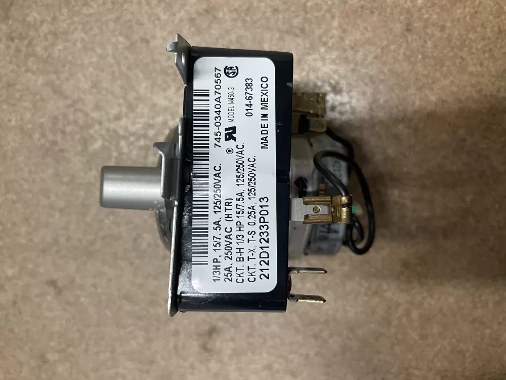 GE 212D1233P013 WE4M365 Dryer Timer