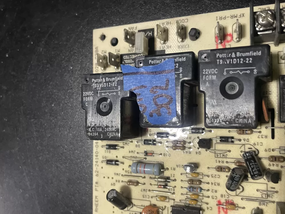 Rheem 62 24140 04 Furnace Control Board Circuit AZ28685 | Wm302