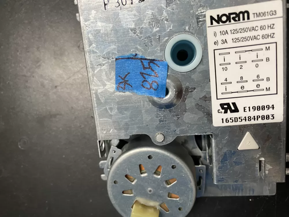 GE 165D5484P003 Dishwasher Timer AZ12651 | BK825