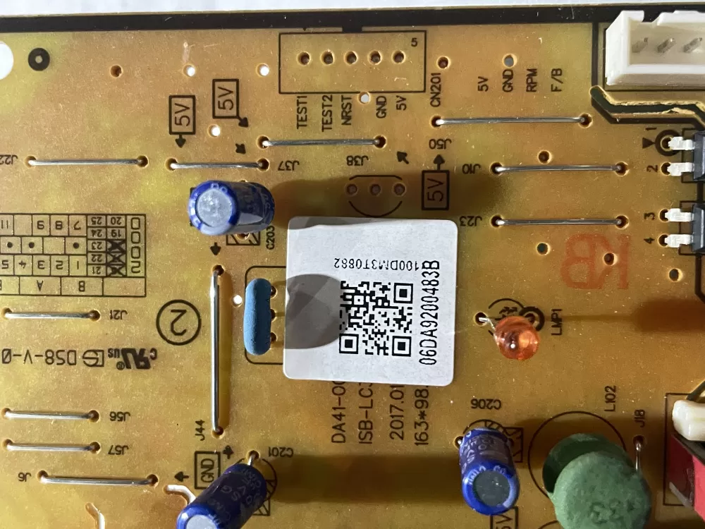 Samsung DA92-00483B Refrigerator Control Board Inverter AZ199352 | Wm2734