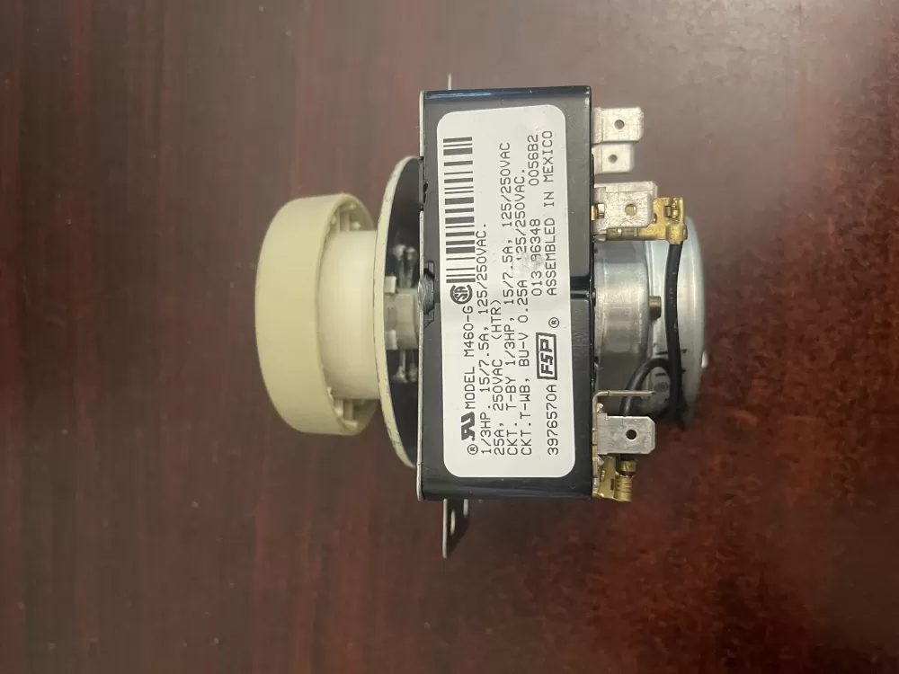 Whirlpool 3976570 PD00003512 3406708 WP3976570 548369 AP6009021 PS11742163 EAP11742163 3976570B KGYS750GT1 KGYS750GZ0 KGYS750GZ1 KGYS750JQ0 KGYS750JQ1 KGYS750JQ2 KGYS750JT0 KGYS750JT1 KGYS750JT2 KGYS750LQ0 Dryer Timer
