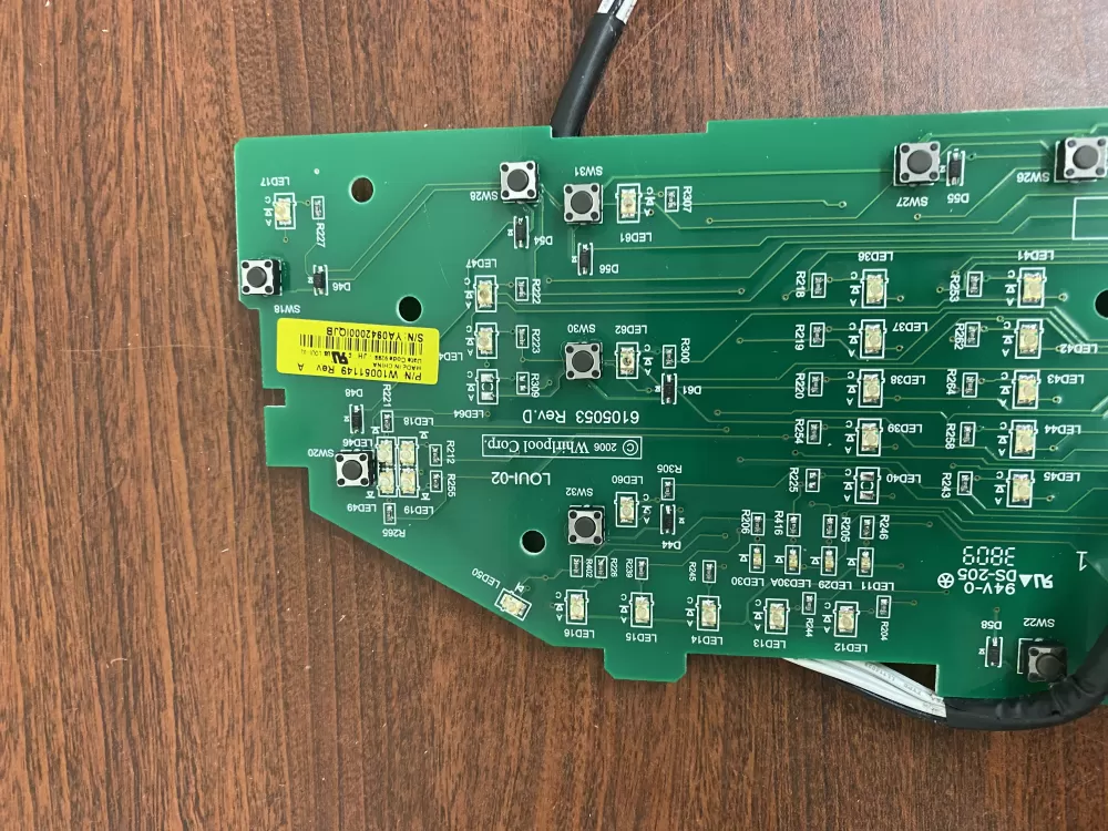 Whirlpool W10051149 WPW10051149 PS11748073 Washer Control Board
