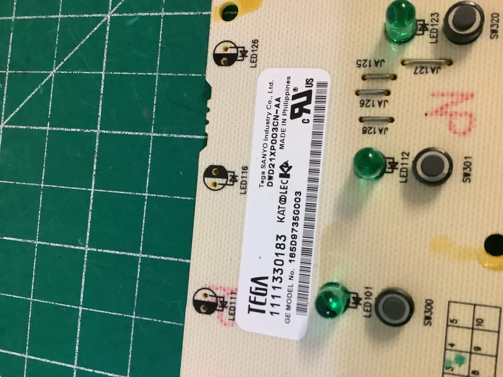 GE 165D9735G003 Dishwasher Control Board Main AZ199010 | NR2754