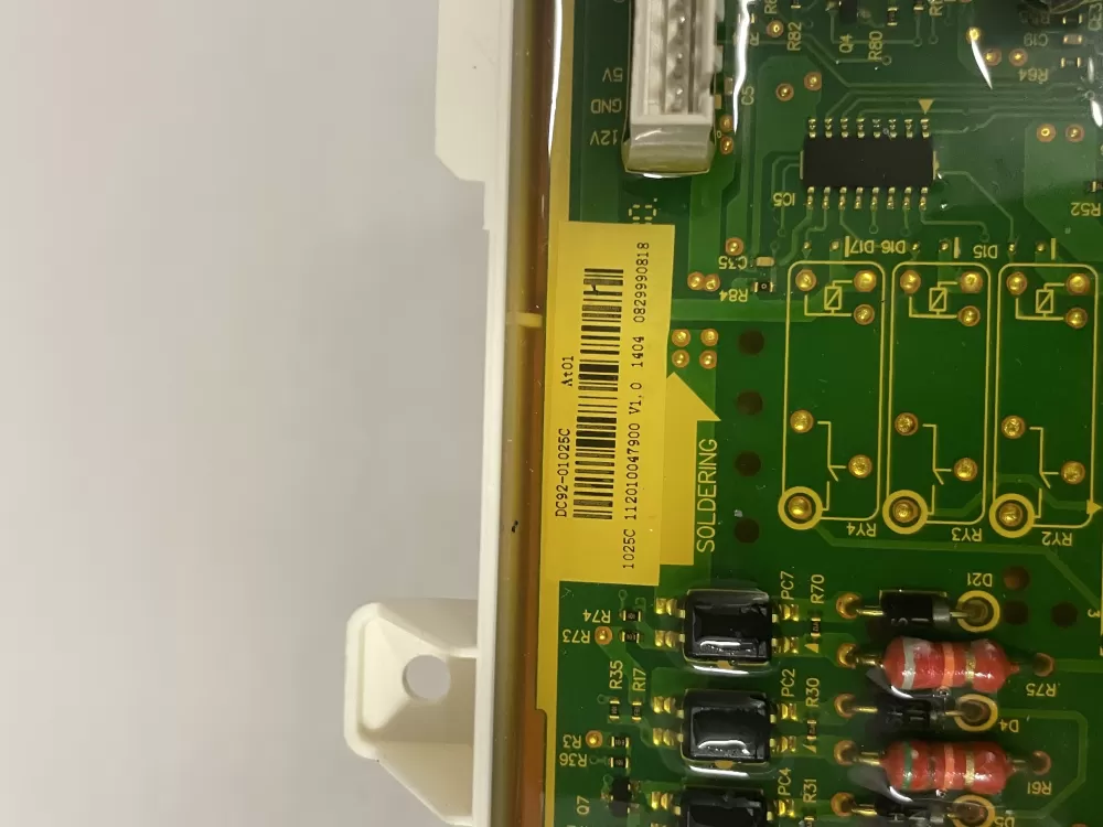 Samsung DC92 01025C Dryer Control Board AZ227358 | Wm1825