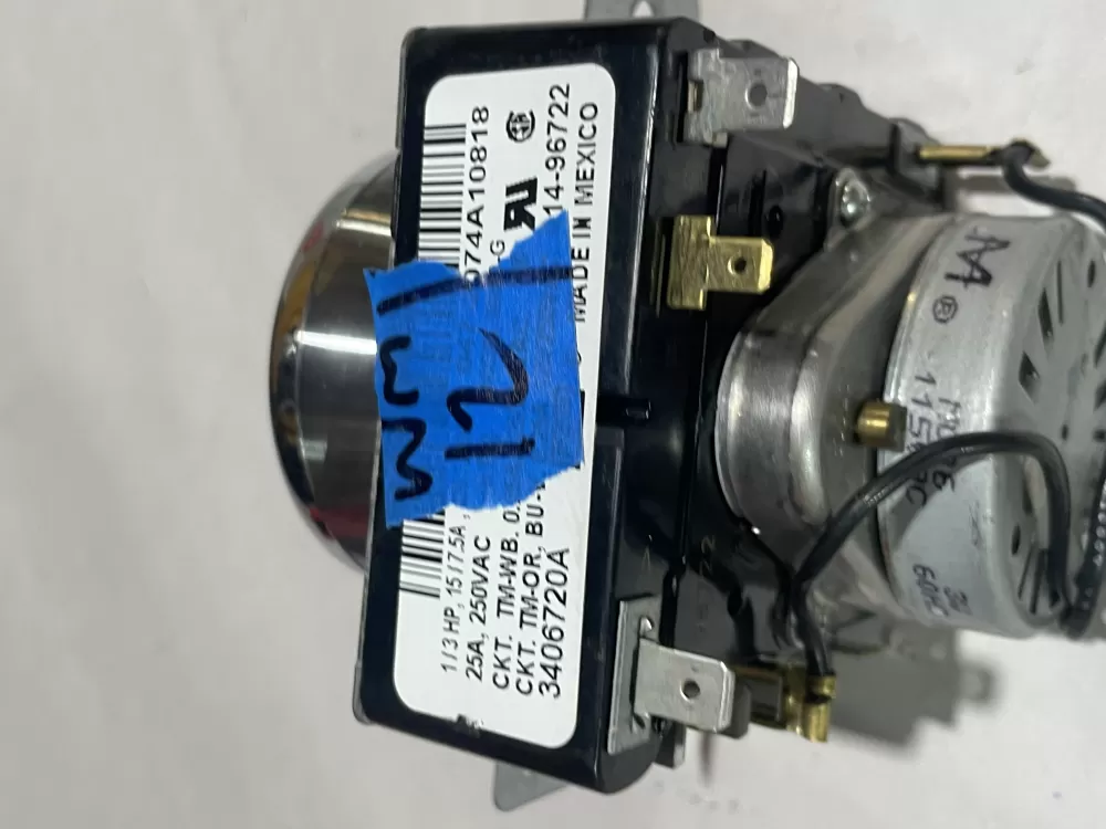 Whirlpool 3406720A PD00055932 3406720 529119 Dryer Timer AZ152430 | Wm12