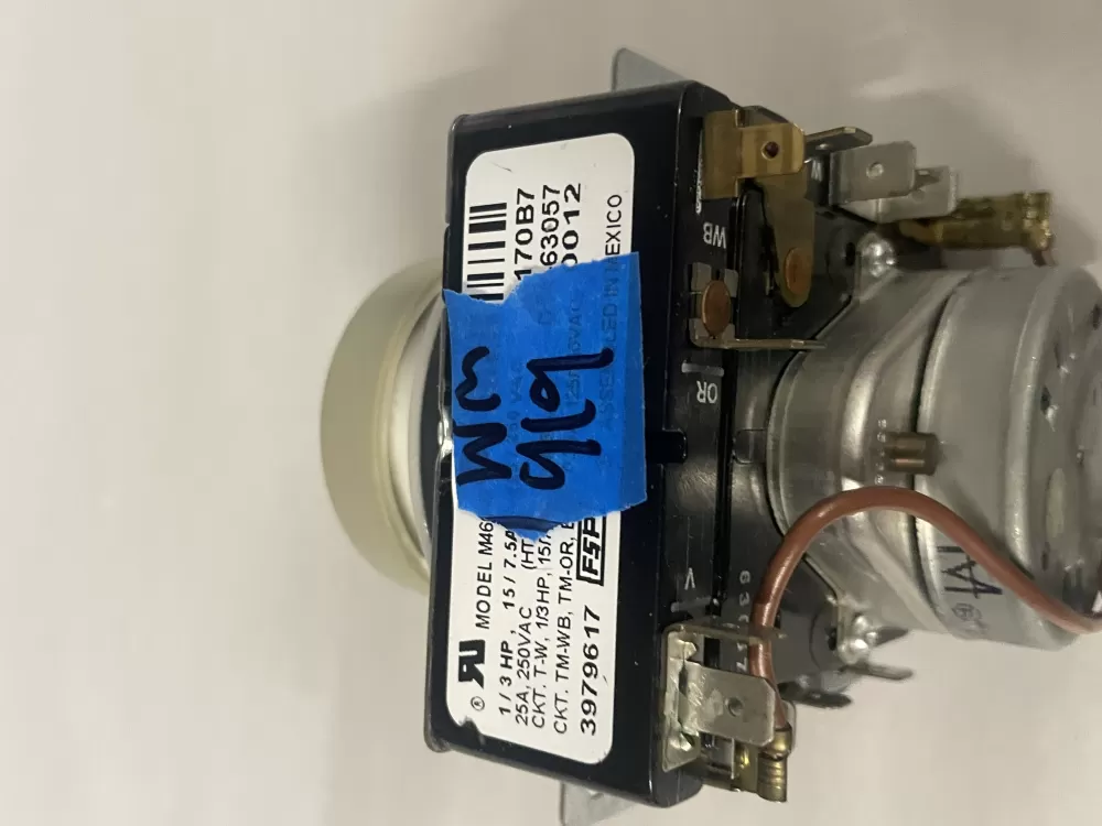 Whirlpool Maytag Roper Amana WP3979617 AP6009055 Dryer Timer AZ232181 | Wm919