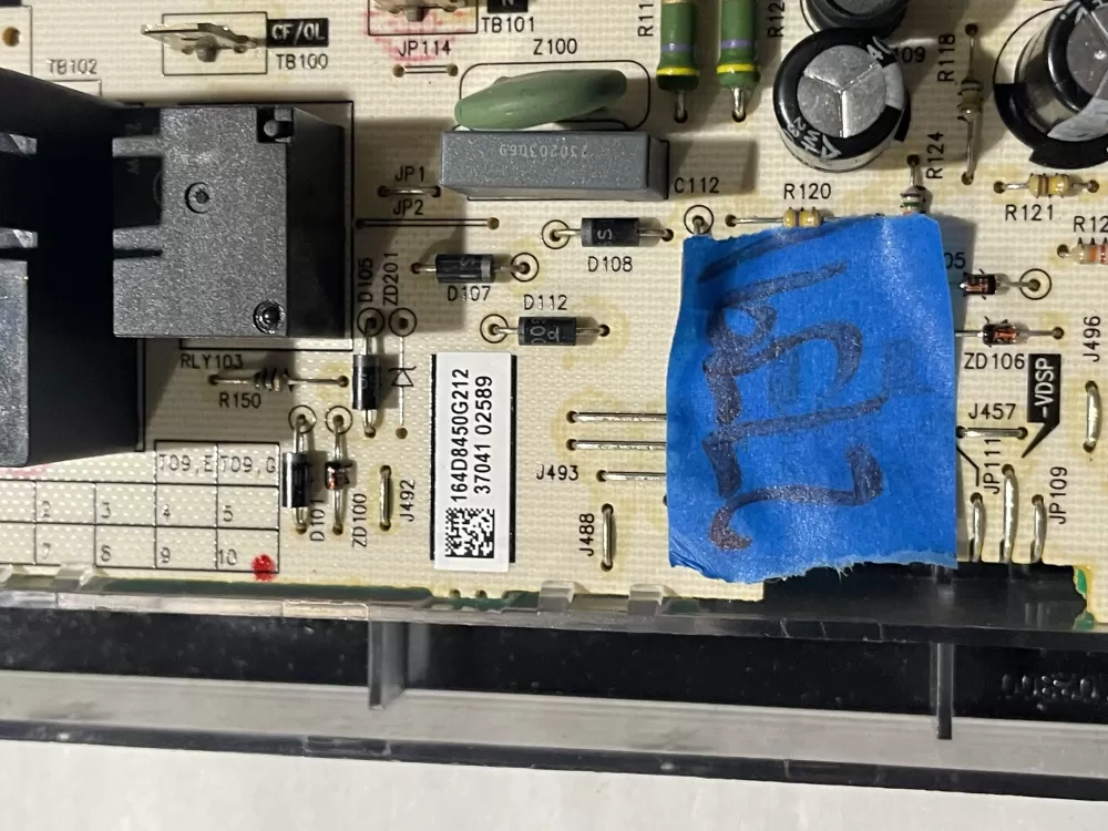 GE 164D8450G212 Range Oven Control Board AZ198160 | KM2739