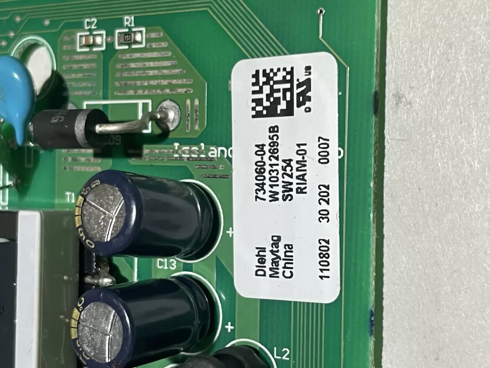 Whirlpool Maytag W10312695B Refrigerator Control Board AZ152349 | Wm919