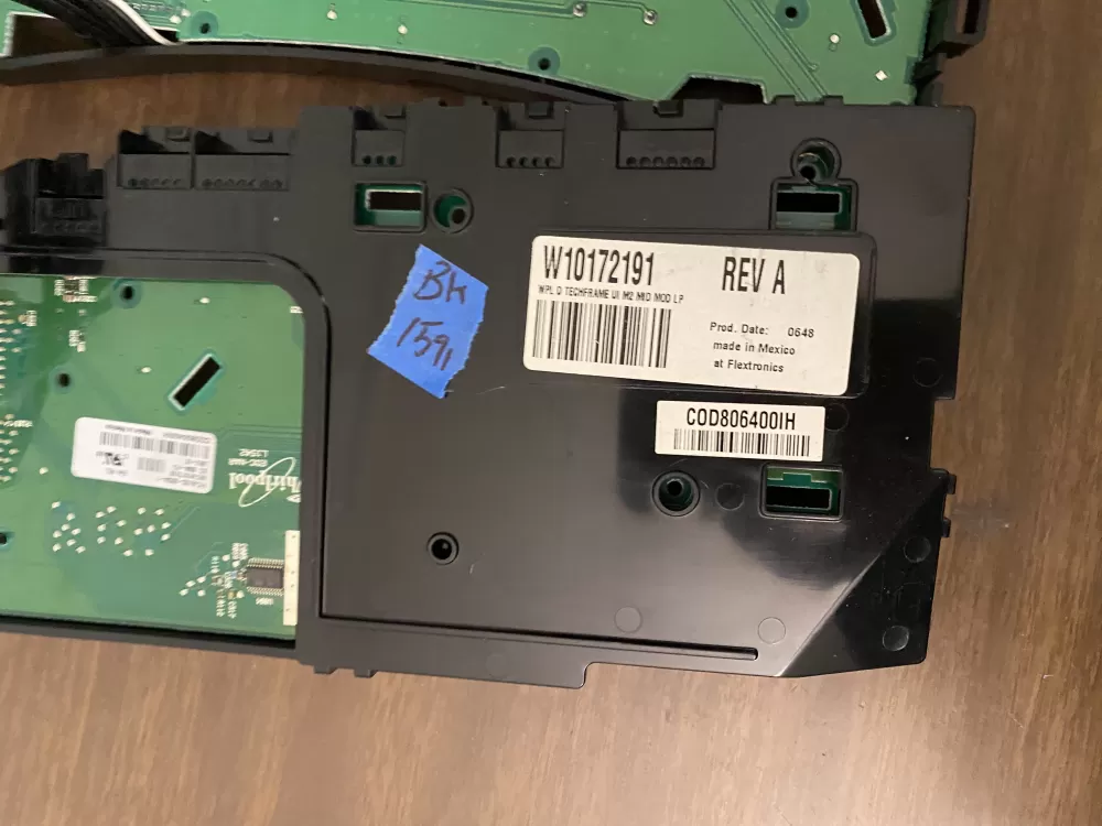 Whirlpool W10172191 W10031410 Dryer Control Board AZ86664 | BK1591