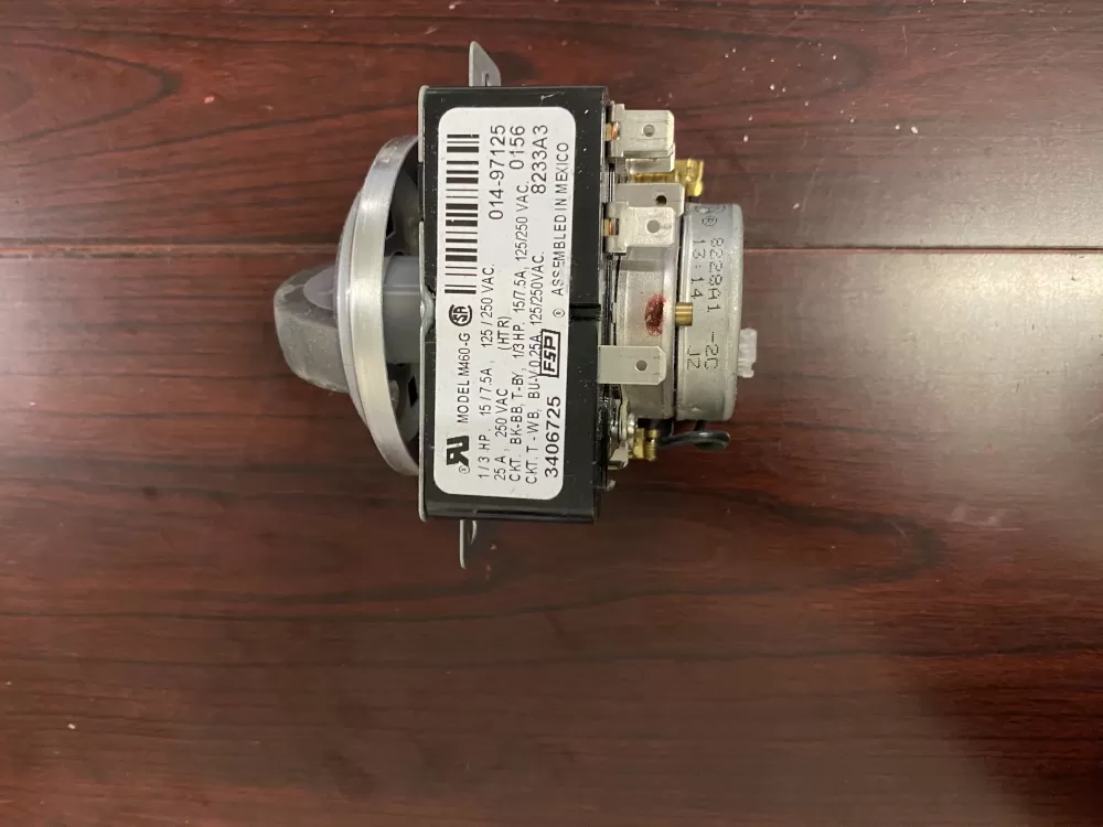 Whirlpool Maytag Amana WP3406725 3406725 AP6008573 Dryer Timer AZ81835 | BK1604