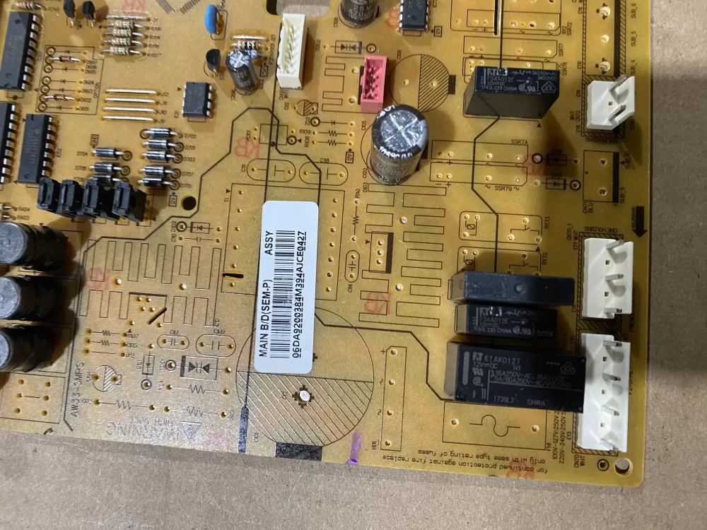 Samsung DA92 00384M Refrigerator Control Board AZ88337 | BK791