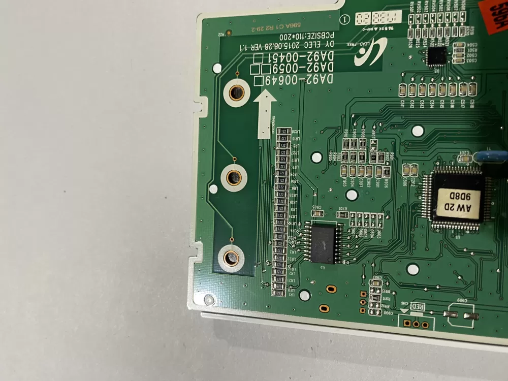 Samsung DA92 00649A Refrigerator Control Board Dispenser AZ175344 | BK728