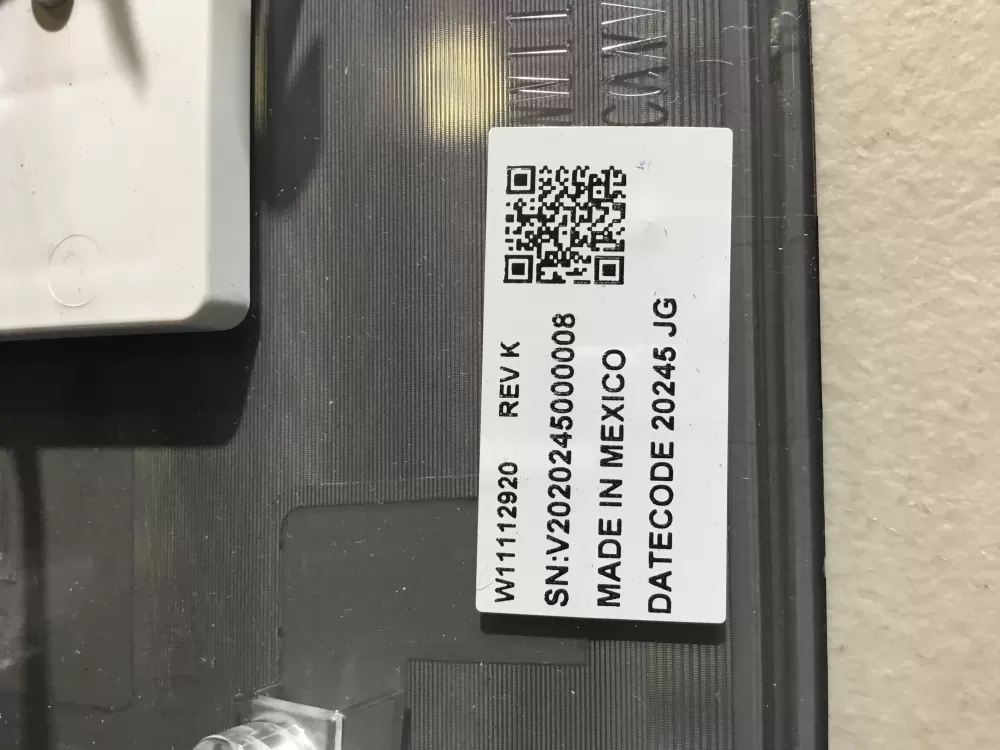 Whirlpool Washer Control Panel W11112920 W11174237 W11112918 AZ41428 | NRV404