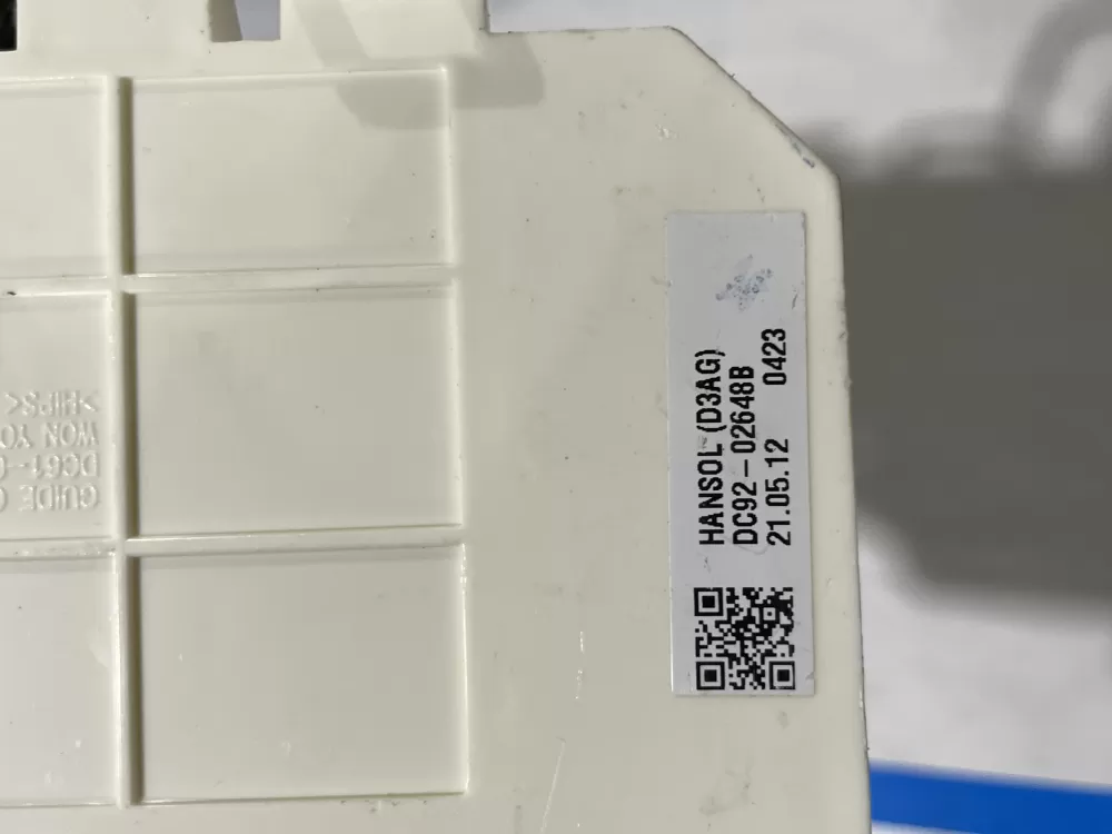 Samsung DC92-02648B Washer Control Board AZ162103 | Wmv818