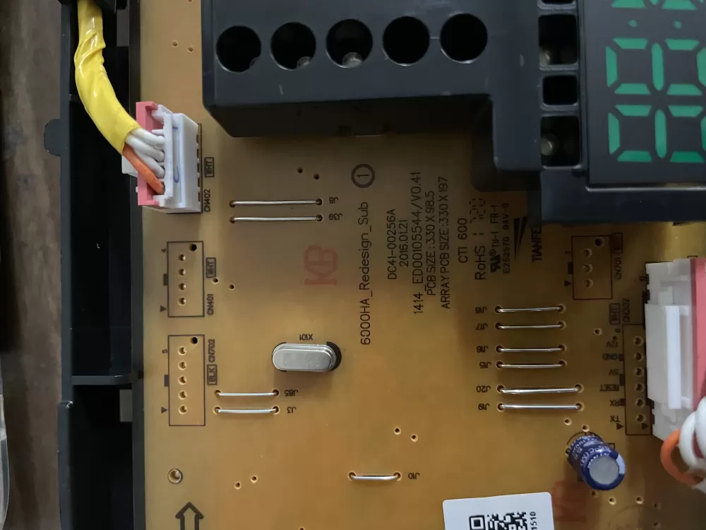 Samsung DC94-05962A Washer Control Board Main Panel AZ76126 | KMV588