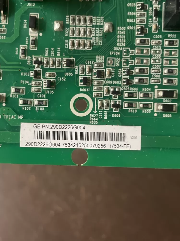 GE 290D2226G004 Washer Control Board AZ46777 | Wm657