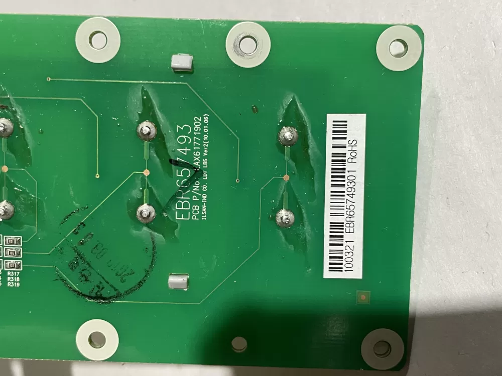 LG EBR65749301 Refrigerator Dispenser Control Board AZ188876 | Wm1563