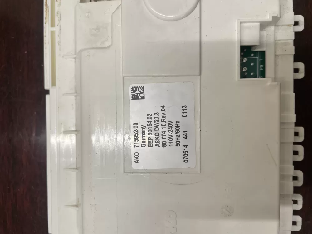 OEM Asko Viking Dishwasher DW20.3 main control board 445820 AZ28392 | KM99